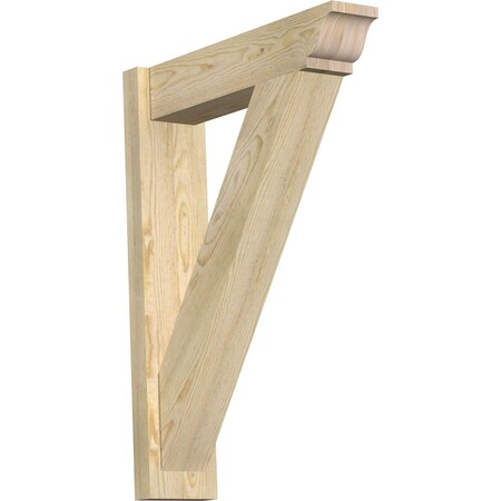 Ekena Millwork Traditional Rough Sawn Traditional Outlooker, Douglas Fir, 6"W x 24"D x 32"H OUT06X24X32TRA01RDF